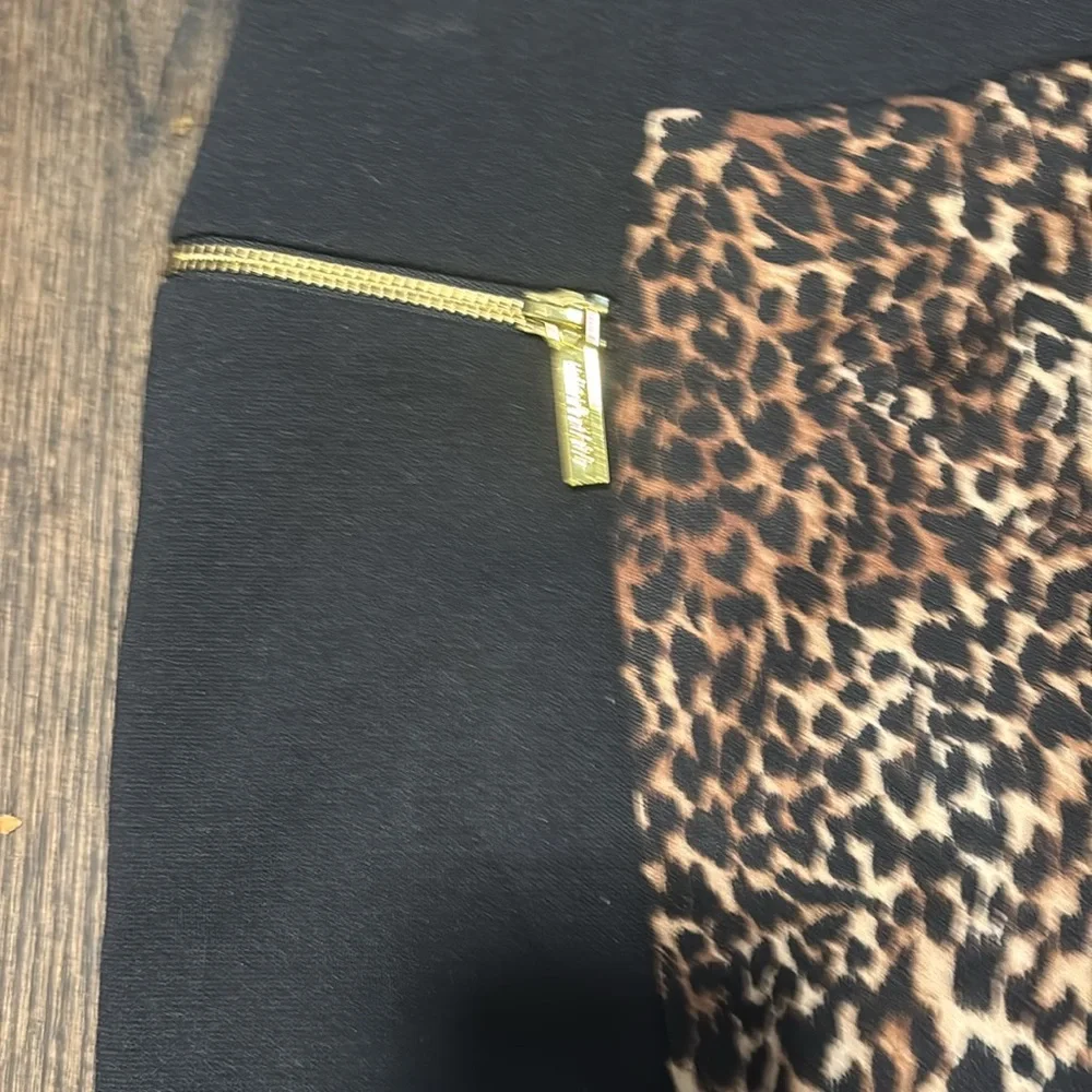 NWT Michael Kors leopard pencil skirt 4P